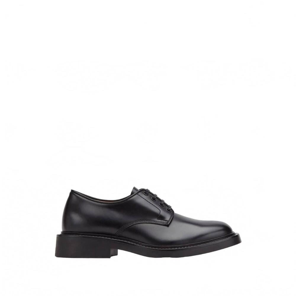 NEW BOTTEGA VENETA women's level lace up derby shoes in black